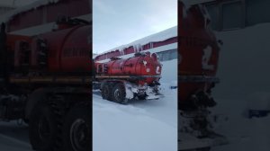 греем бульдозер на севере