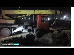 АВТОКРАН «ИВАНОВЕЦ» НОЧНОЕ ЧП!!! брат попал в передрягу