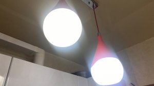 Красные плафоны