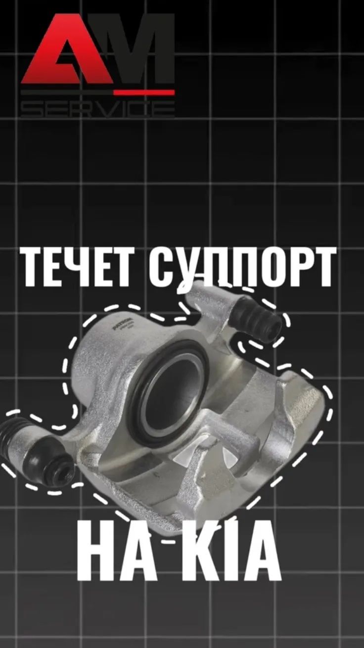 Течет суппорт на Kia