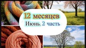 СП «12 месяцев» Вторая половина июня,дорожное вязание,планы,продвижения