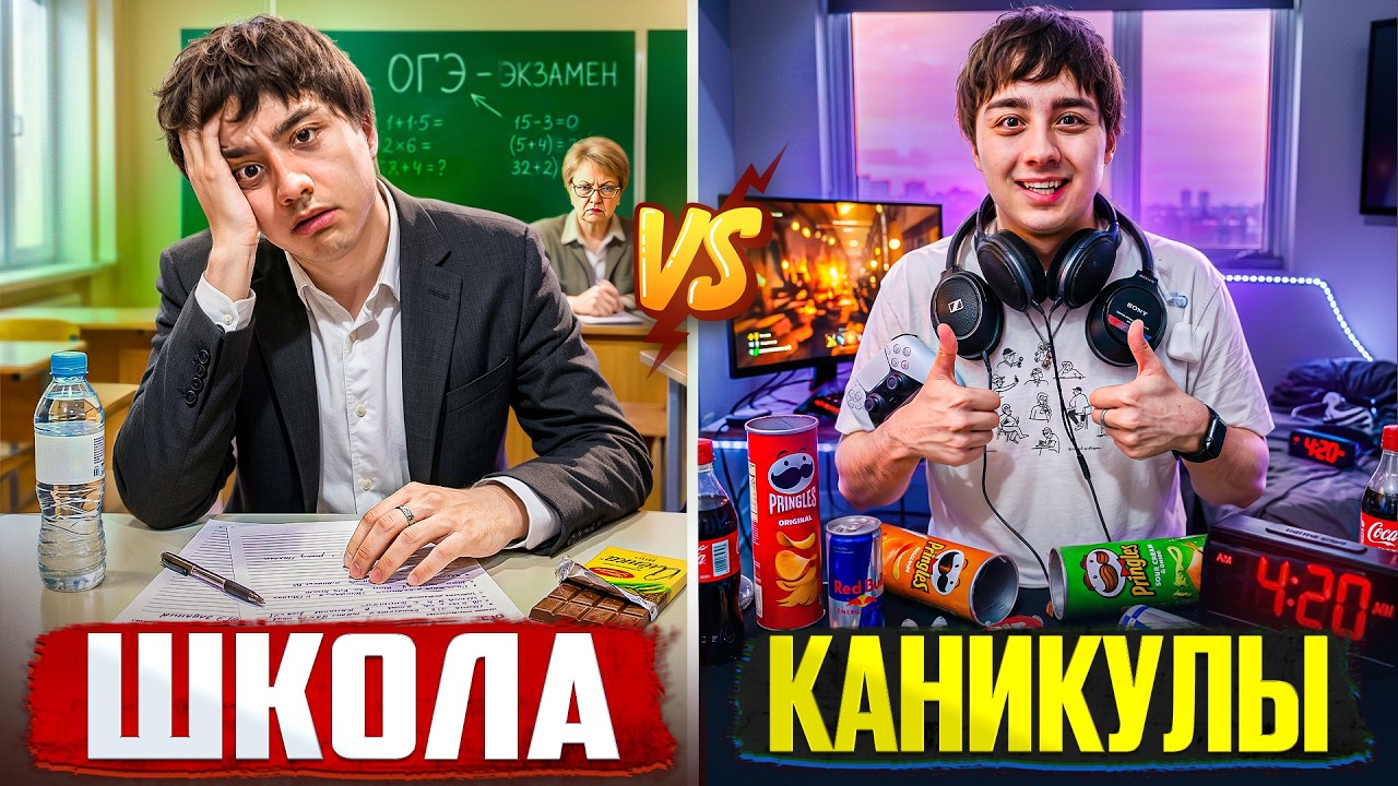 ШКОЛА VS КАНИКУЛЫ ( БЕРТ, OneTwo ) смотреть онлайн