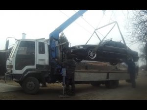 Эвакуация Бэхи манипулятором  Необходимый такелаж