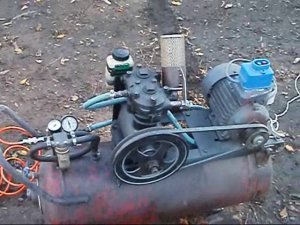 Компрессор самодельный ЗиЛ 130 Homemade air compressor