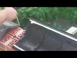 Установка полимерпесчаных колпаков на клей-пену ЧЗПП