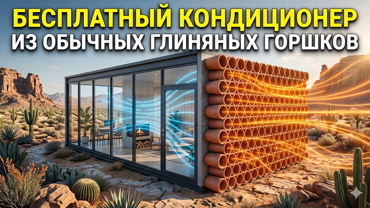 Эта стена за 50$ навсегда охладит любой дом на 14°C. Почему мы её не используем? смотреть онлайн