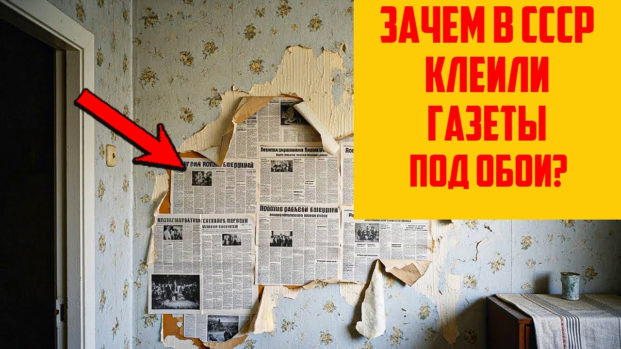 Зачем В СССР Клеили Газеты Под Обои: Шокирующий Факт! смотреть онлайн