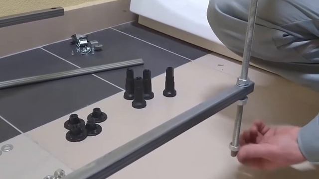 Инструкция по установке опорного каркаса на прямоугольные ванны AV Engineering смотреть онлайн