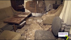 В центре Одессы в одной из квартир рухнул потолок