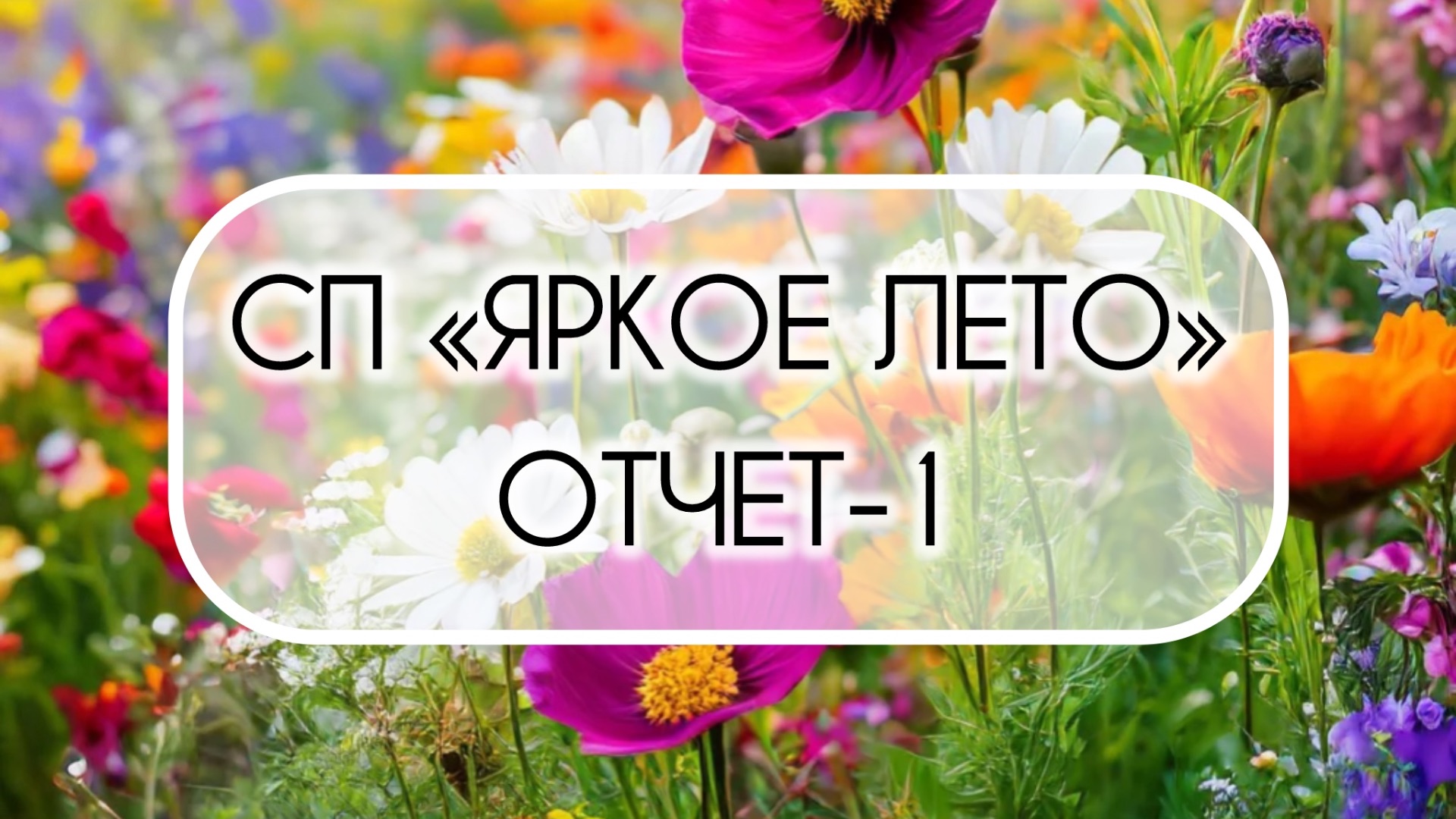 СП «Яркое лето». Отчет-1. Два старта 👚🎽