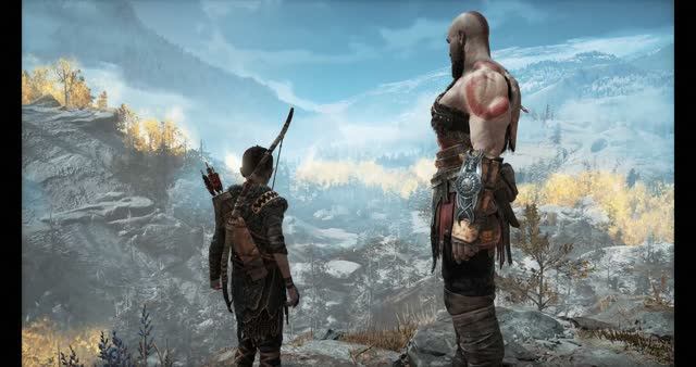 2 God of War - 2018 - переправа - путь к горе