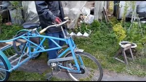 Трехколесный велосипед - самоделка из СССР - велосипед с передним приводом