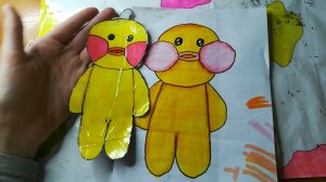 ~делам бумажную утку 🐥туториал как сделать бумажную лалафан~