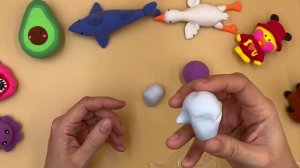 Мастер-класс «Осьминожка-вывернушка» лепка из воздушного пластилина