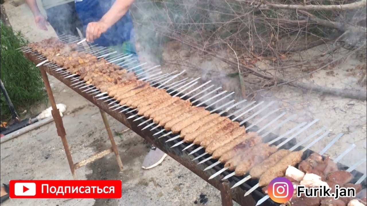 ОБЗОР МАНГАЛА, где мы жарим ШАШЛЫКИ | Узбекистан, БУХАРА смотреть онлайн