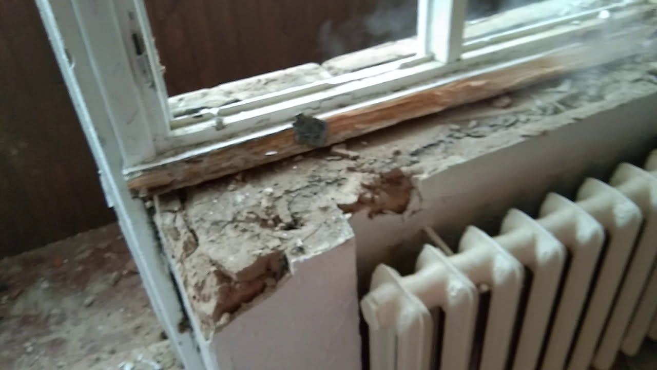 Добрались до большой комнаты. Остекление в Хрущевке. Ремонт в Убитой квартире.