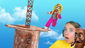 ПАДЕНИЕ С ОГРОМНОЙ БАШНИ в ROBLOX!