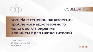 Борьба с теневой занятостью: проблемы недостаточного налогового покрытия и защиты прав исполнителей