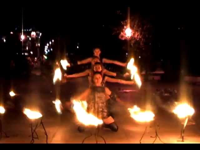Огненное шоу "FireMagic" и огненное сердце смотреть онлайн
