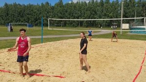Турнир по пляжному волейболу с.Хлевное. Игра 6