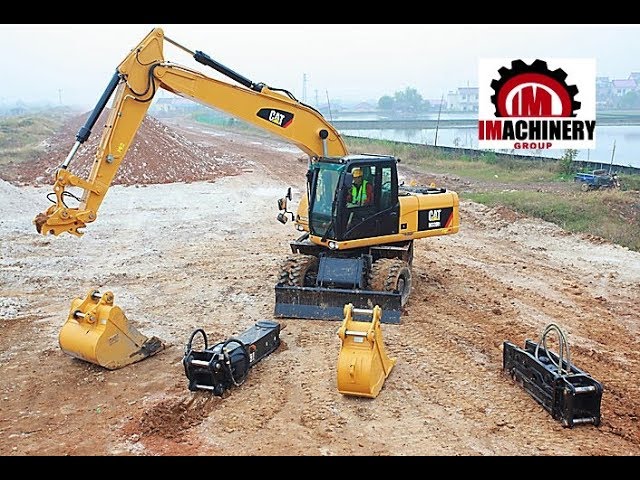 Колесные экскаваторы Caterpillar M315 и M317 серии D2