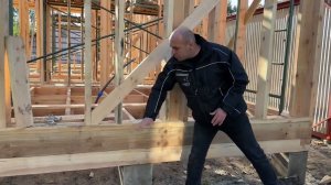 Возведение стен каркасного дома. Каркасный дом, строительство в деталях