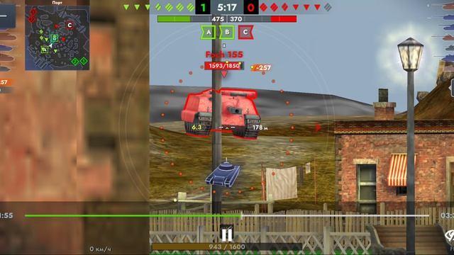 WoT Blitz | Отступление тоже может привести к победе | Т-54 | Порт