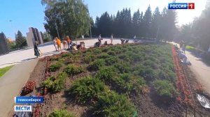 Дизайн цветников придумывают школьники в трудовых отрядах Новосибирска