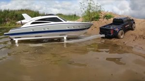 Спуск лодки на воду