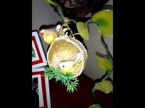 Гнездо птицы в технике папье-маше смотреть онлайн