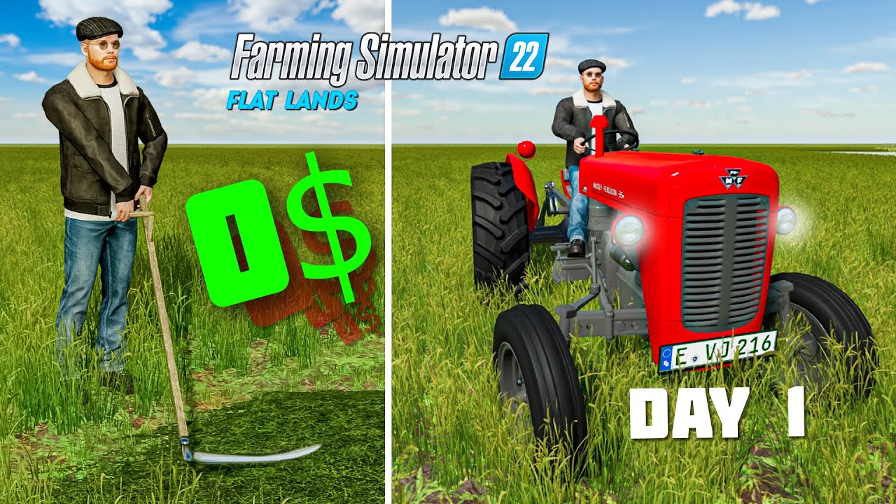 Выживаю два года на плоской карте Farming Simulator 22 смотреть онлайн