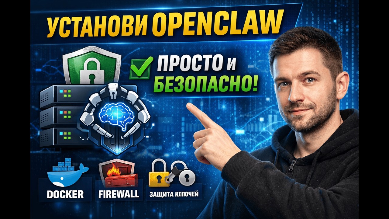 OpenClaw: самая простая и безопасная установка ИИ-агента (пошагово) смотреть онлайн