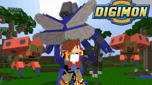 Digimon World в майнкрафте