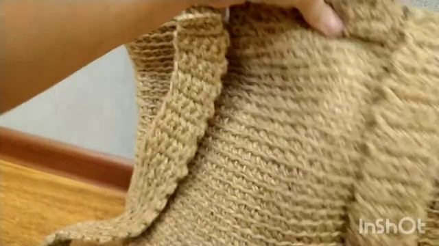 Рюкзак Торба крючком из джута видеообзор