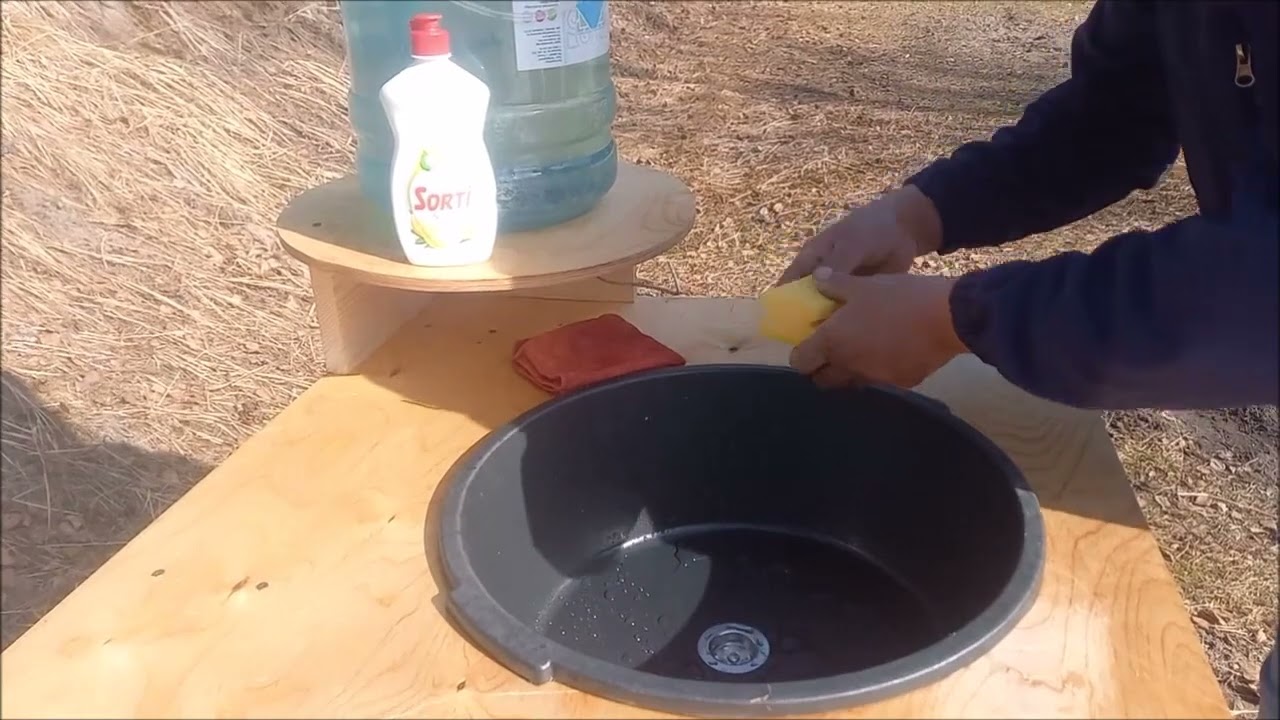 Разборная мойка для кемпинга