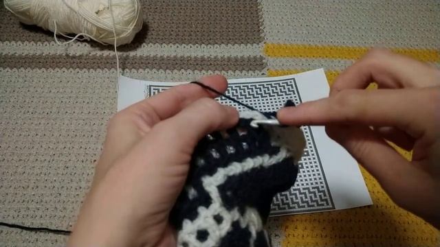 3 Техника ИНТЕРЛОК  разносторонний рисунок  из центра