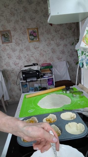 Пирог- корзина 🧺 из яблок. #пирог#яблоки#