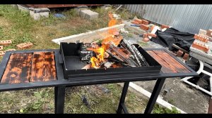 Мангал ЛОФТ своими руками