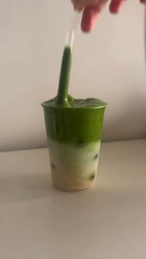 доброе утро! матча со сливками - отличное начало дня!