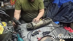 Интерскол УШМ 230/2100Т , замена якоря. Восстание на продажу.