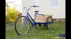 Cargo bike with his hands Грузовой велосипед своими руками (тестовый вариант)