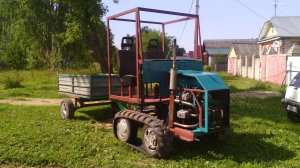 НОВЫЙ ОБЗОР-САМОДЕЛЬНЫЙ ТРАКТОР С ПЕРЕЛОМНОЙ РАМОЙ
