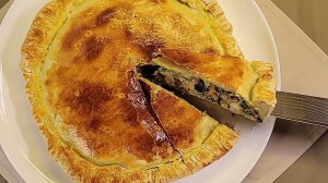 РЕЦЕПТ Пирога с грибной начинкой! Быстро и вкусно!