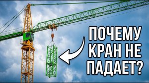 Как собирают БАШЕННЫЙ КРАН? И почему он не падает