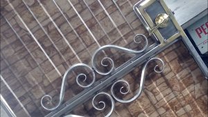 ворота из профильной трубы с калиткой #каркас#ворот#с#калиткой
