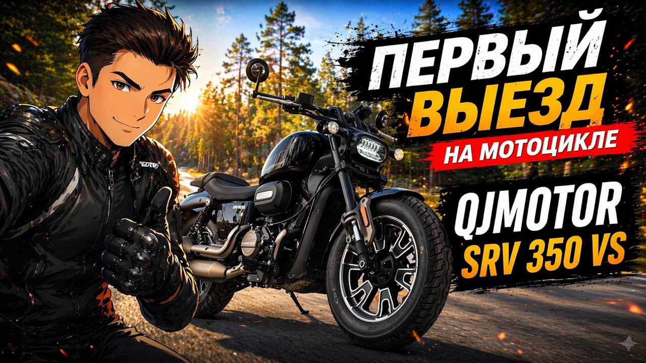 QJMotor SRV 350 VS первый выезд !! Реальные впечатления