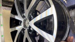 Диск VW Алмазная проточка полимерный лак реставрация восстановление +380503203266
