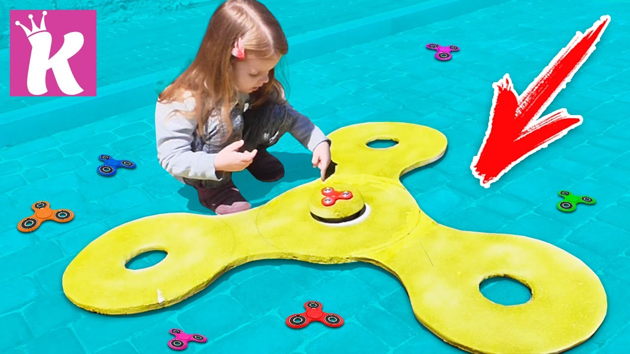 ТОП 6 ЛУЧШИХ ХАКОВ И ТРЮКОВ ДЛЯ СПИННЕРА! КАК СДЕЛАТЬ СПИННЕР DIY FIDGET SPINNER COMPILATION смотреть онлайн