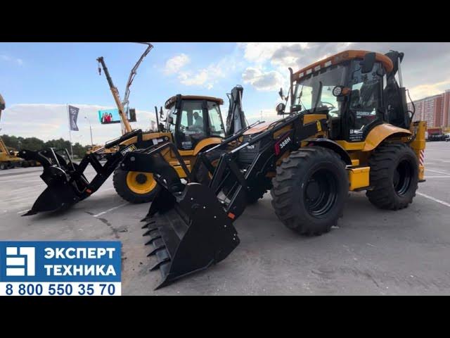 Обзор экскаватора-погрузчика Shanmon 388H с обновленной JCB-кареткой