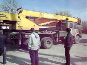 кран приехал